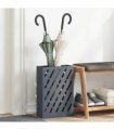vidaXL Rain Umbrella Stand Anthracite 28 x 12 x 41 cm Steel