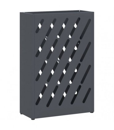vidaXL Rain Umbrella Stand Anthracite 28 x 12 x 41 cm Steel
