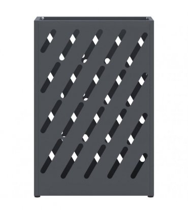 vidaXL Rain Umbrella Stand Anthracite 28 x 12 x 41 cm Steel