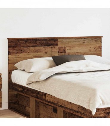 vidaXL Headboard Old Wood Engineered wood