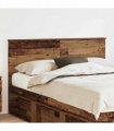 vidaXL Headboard Old Wood Engineered wood
