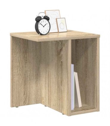 vidaXL End Table 2 pcs Sonoma Oak 37 x 32 x 40 cm Engineered Wood