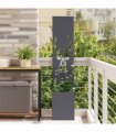 vidaXL Garden Privacy Screen Animal Print Anthracite 32 x 32 x 150 cm