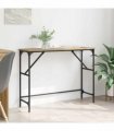 vidaXL Console Table Artisan Oak 100 x 32 x 75 cm Engineered Wood