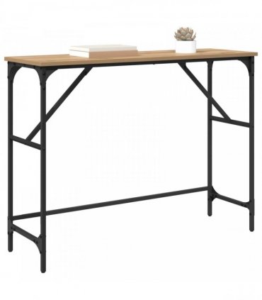 vidaXL Console Table Artisan Oak 100 x 32 x 75 cm Engineered Wood