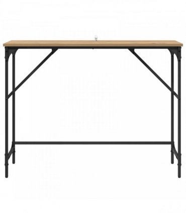 vidaXL Console Table Artisan Oak 100 x 32 x 75 cm Engineered Wood