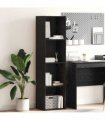 vidaXL Bookshelf Black Oak 40 x 30 x 152 cm Engineered Wood