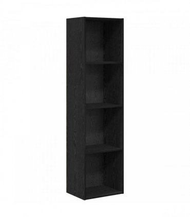 vidaXL Bookshelf Black Oak 40 x 30 x 152 cm Engineered Wood