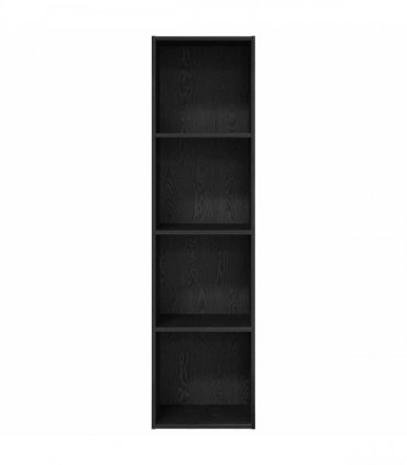 vidaXL Bookshelf Black Oak 40 x 30 x 152 cm Engineered Wood