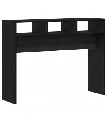 vidaXL Console Table Black oak 105 x 30 x 80 cm Engineered wood