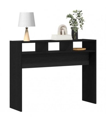 vidaXL Console Table Black oak 105 x 30 x 80 cm Engineered wood