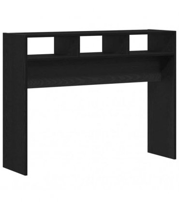 vidaXL Console Table Black oak 105 x 30 x 80 cm Engineered wood