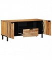 vidaXL TV Cabinet with Drawer Brown 105 x 33 x 46 cm Solid Mango Wood
