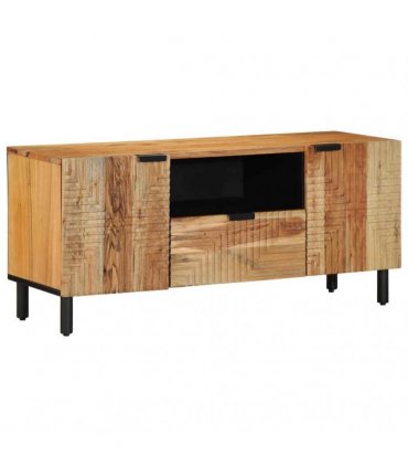 vidaXL TV Cabinet with Drawer Brown 105 x 33 x 46 cm Solid Mango Wood