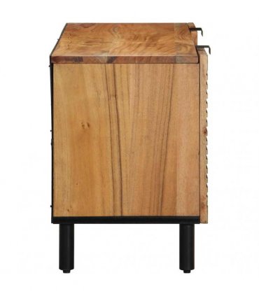 vidaXL TV Cabinet with Drawer Brown 105 x 33 x 46 cm Solid Mango Wood