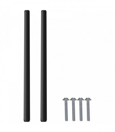 vidaXL Handle 973 pcs Black 106 x 7.4 x 15.5 mm Aluminium