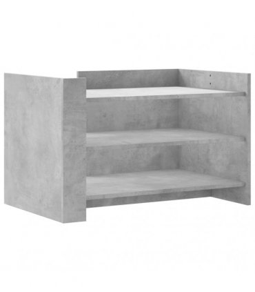 vidaXL Coffee Table Concrete Grey 80x50x50 cm Engineered Wood