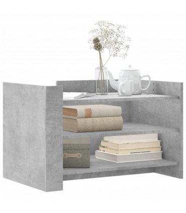 vidaXL Coffee Table Concrete Grey 80x50x50 cm Engineered Wood