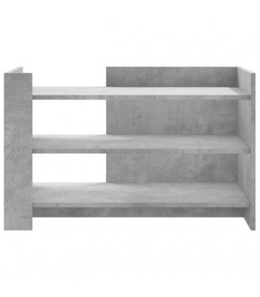 vidaXL Coffee Table Concrete Grey 80x50x50 cm Engineered Wood