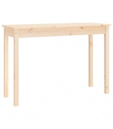 vidaXL Console Table 110x40x75 cm Solid Wood Pine