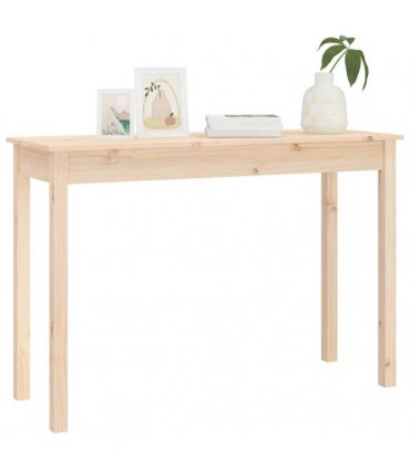 vidaXL Console Table 110x40x75 cm Solid Wood Pine