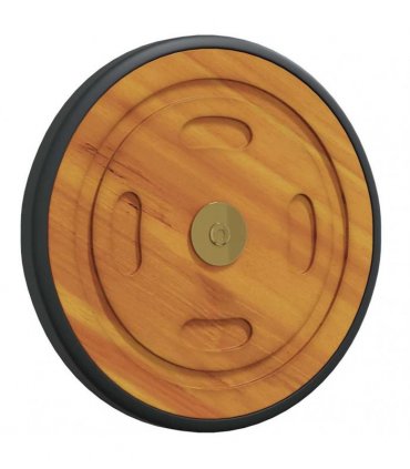 vidaXL Space Wheels 2 pcs Brown 20.5 x 20.5 x 2 cm Solid Acacia Wood