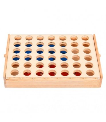 vidaXL 4 in a Row Game 24x15x4 cm Solid Wood