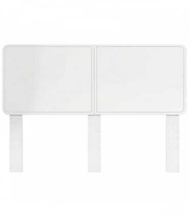 vidaXL Headboard Gloss White Engineered wood