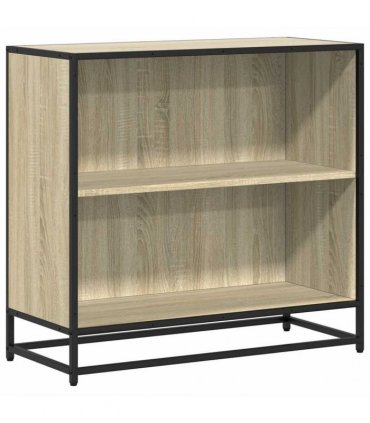 vidaXL Book Cabinet Sonoma Oak 80.5x35x76 cm Engineered Wood