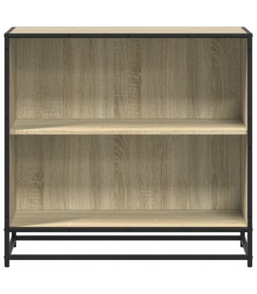 vidaXL Book Cabinet Sonoma Oak 80.5x35x76 cm Engineered Wood