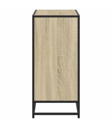 vidaXL Book Cabinet Sonoma Oak 80.5x35x76 cm Engineered Wood