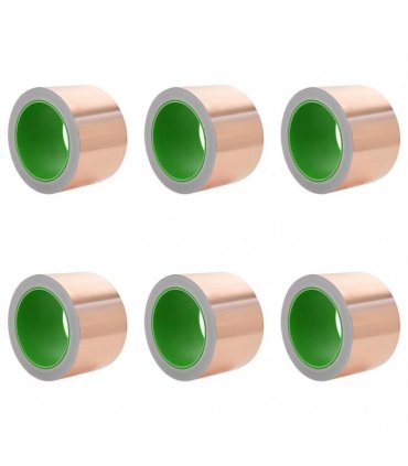 vidaXL Copper Tape for Snail Protection 6 pcs Copper 70 mm x 20 m