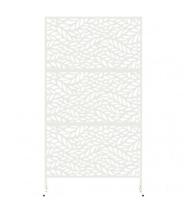 vidaXL Privacy Screen 100 x 50 x 180 cm Steel White