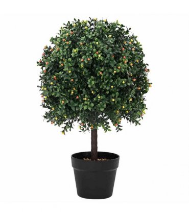 vidaXL Boxwood Ball Green 35 x 35 x 50 cm Plastic