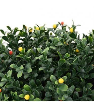 vidaXL Boxwood Ball Green 35 x 35 x 50 cm Plastic