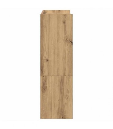 vidaXL Shoe Rack Artisan Oak 60x25x81 cm Engineered Wood