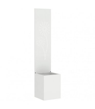 vidaXL Garden Privacy Screen White 32 x 150 cm Cold-rolled steel