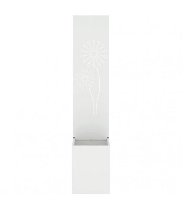 vidaXL Garden Privacy Screen White 32 x 150 cm Cold-rolled steel