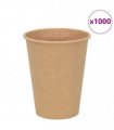 vidaXL Paper Coffee Cups 1000 pcs 12oz 300ml Brown