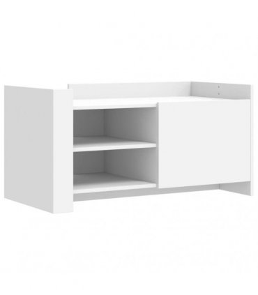 vidaXL Coffee Table White 100x50x50 cm Engineered Wood