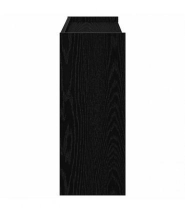 vidaXL Shoe Rack Black 80x25x62 cm Engineered Wood