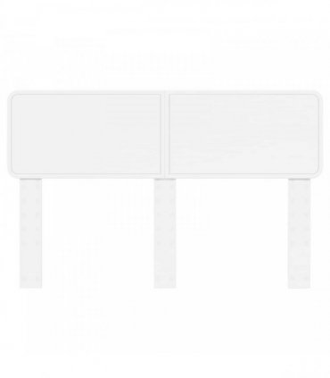 vidaXL Headboard White Engineered wood