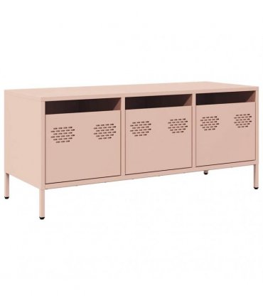 vidaXL TV Cabinet Pink 101.5x39x43.5 cm Cold-rolled Steel