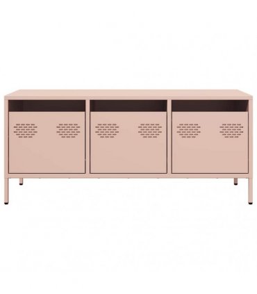 vidaXL TV Cabinet Pink 101.5x39x43.5 cm Cold-rolled Steel