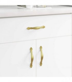 vidaXL Handle 923 pcs Gold Zinc Alloy