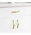 vidaXL Handle 923 pcs Gold Zinc Alloy