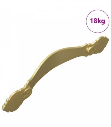 vidaXL Handle 923 pcs Gold Zinc Alloy