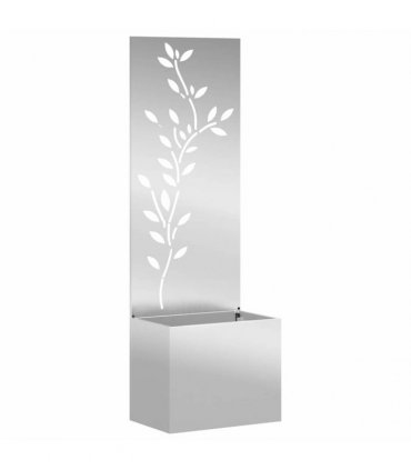 vidaXL Garden Privacy Screen Silver 50 x 32 x 150 cm Galvanised steel