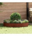 vidaXL Planter Ring Brown 120 x 120 x 20 cm Weathering Steel