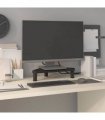vidaXL Corner Monitor Stand Black 49x28x10.5 cm